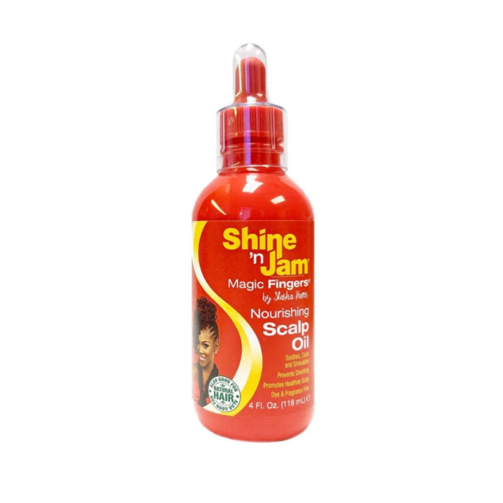 Ampro Shine n' Jam Magic Fingers Nourishing Scalp Oil 4 OZ - BRAID BEAUTY