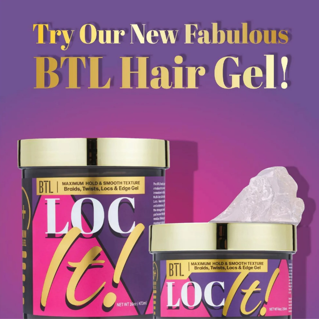 BTL LOC IT ! HAIR BRAIDS TWISTS, LOCS AND EDGE GEL 16oz