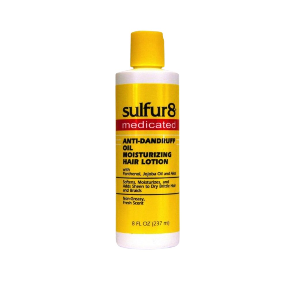 Sulfur8 Medicated Anti-Dandruff Oil Moisturizing Hair Lotion 8 oz