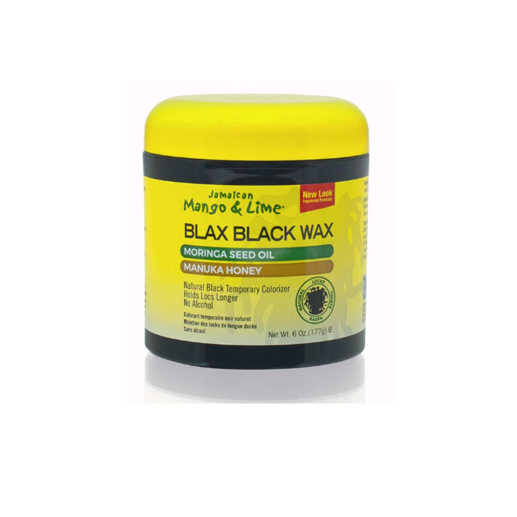 Jamaican Mango & Lime Blax Black Wax 6 oz - BRAID BEAUTY