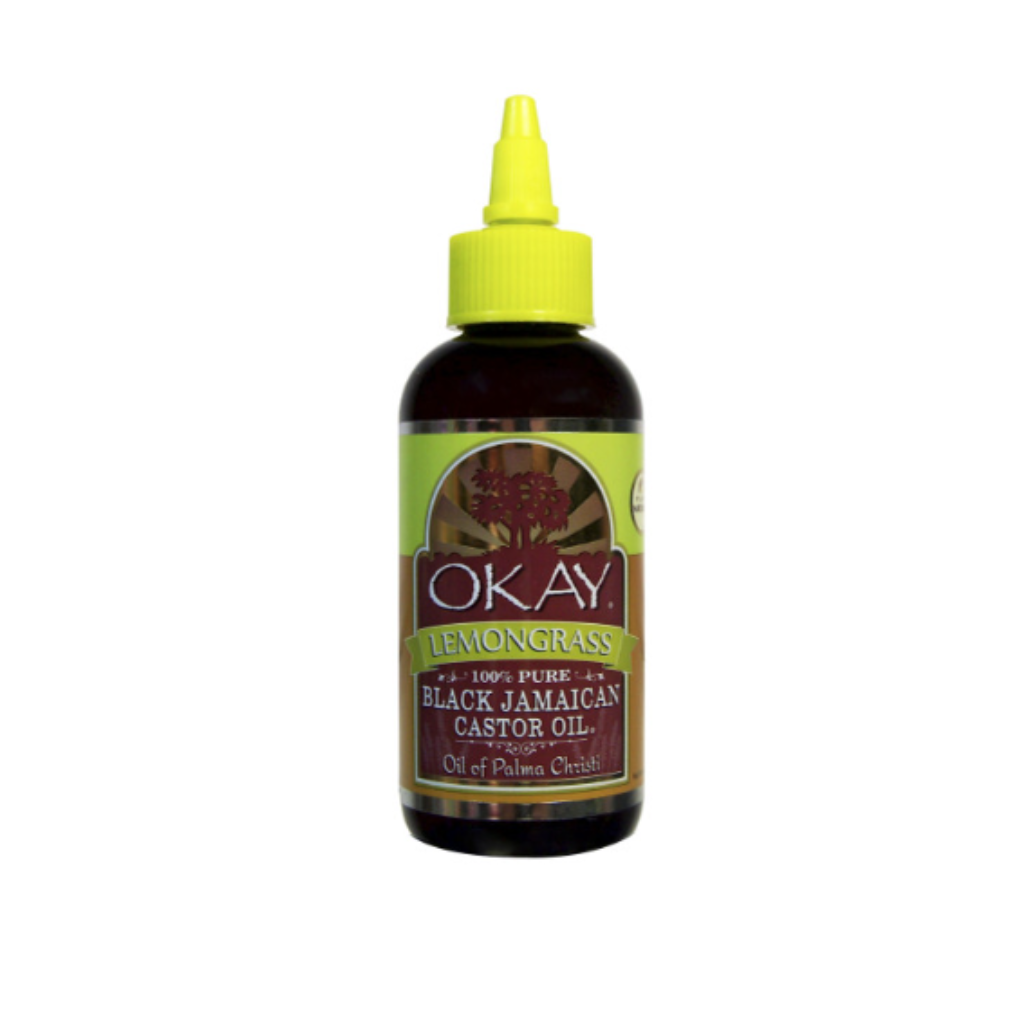 OKAY Black Castor Oil with Lemongrass 4oz - BRAID BEAUTY