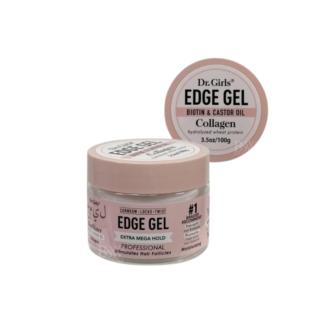 Dr. Girls Edge Gel Biotin & Castor Oil Collagen -Extra Mega Hold- - BRAID BEAUTY