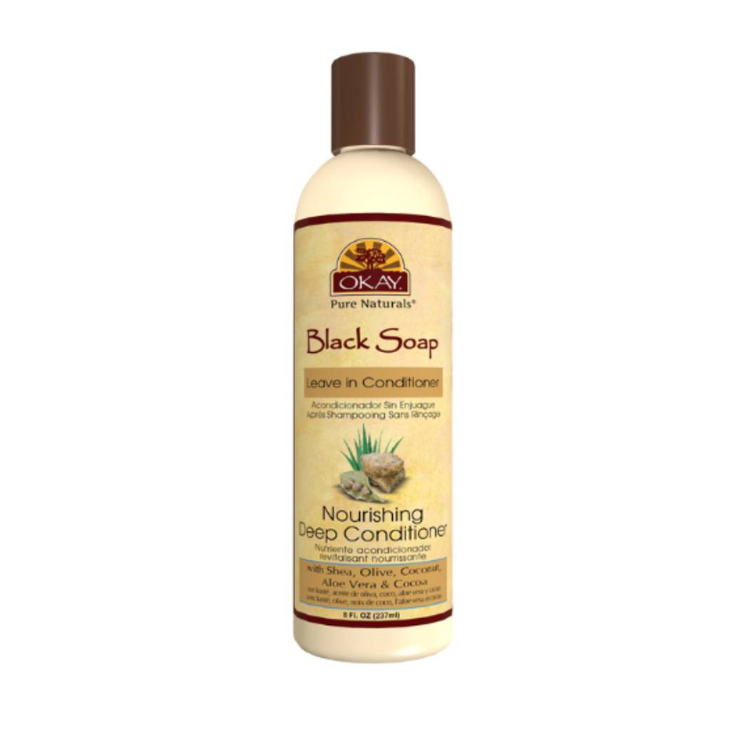 OKAY Black Soap Leave-In Conditioner 8oz