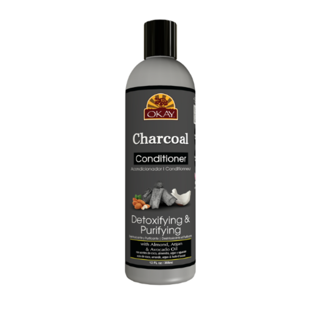 OKAY Charcoal Detoxifying & Purifying Conditioner 12oz - BRAID BEAUTY