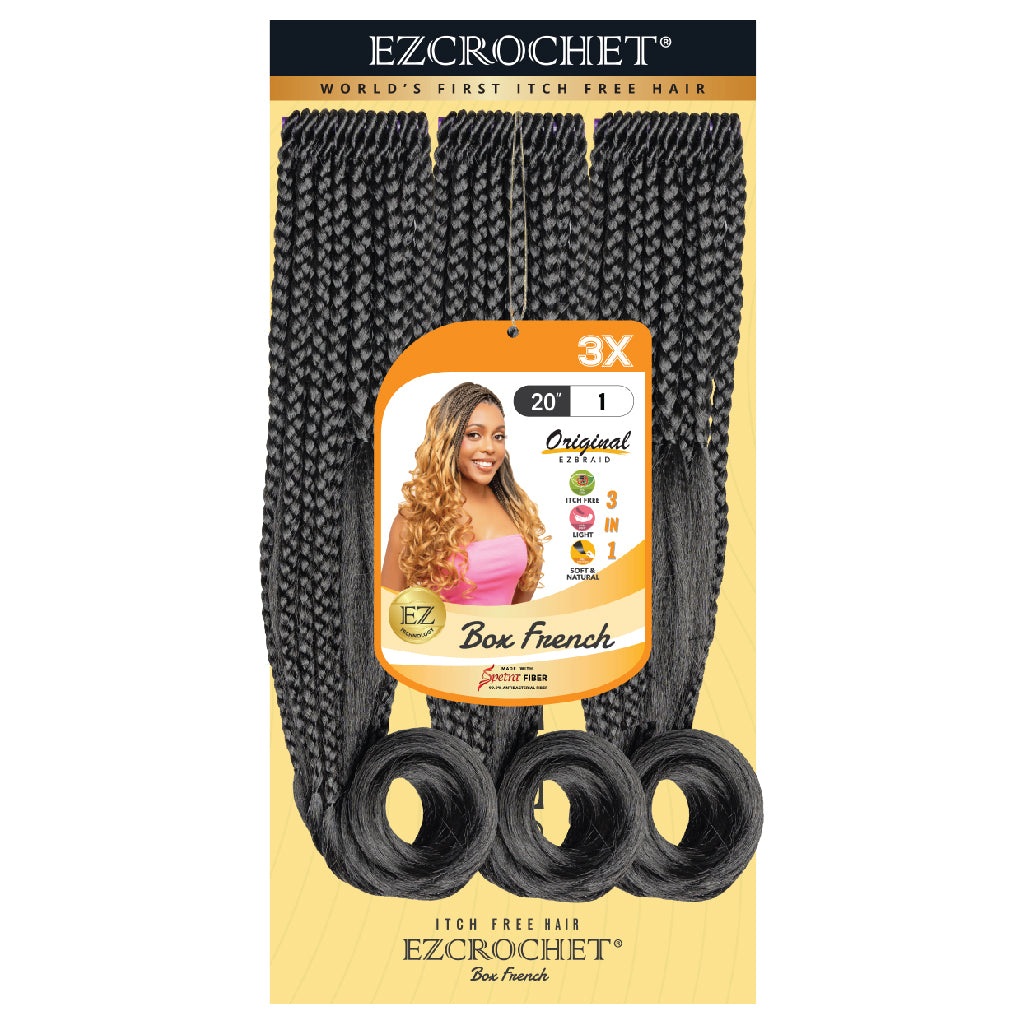 EZCROCHET BOX FRENCH 20" 3X - BRAID BEAUTY