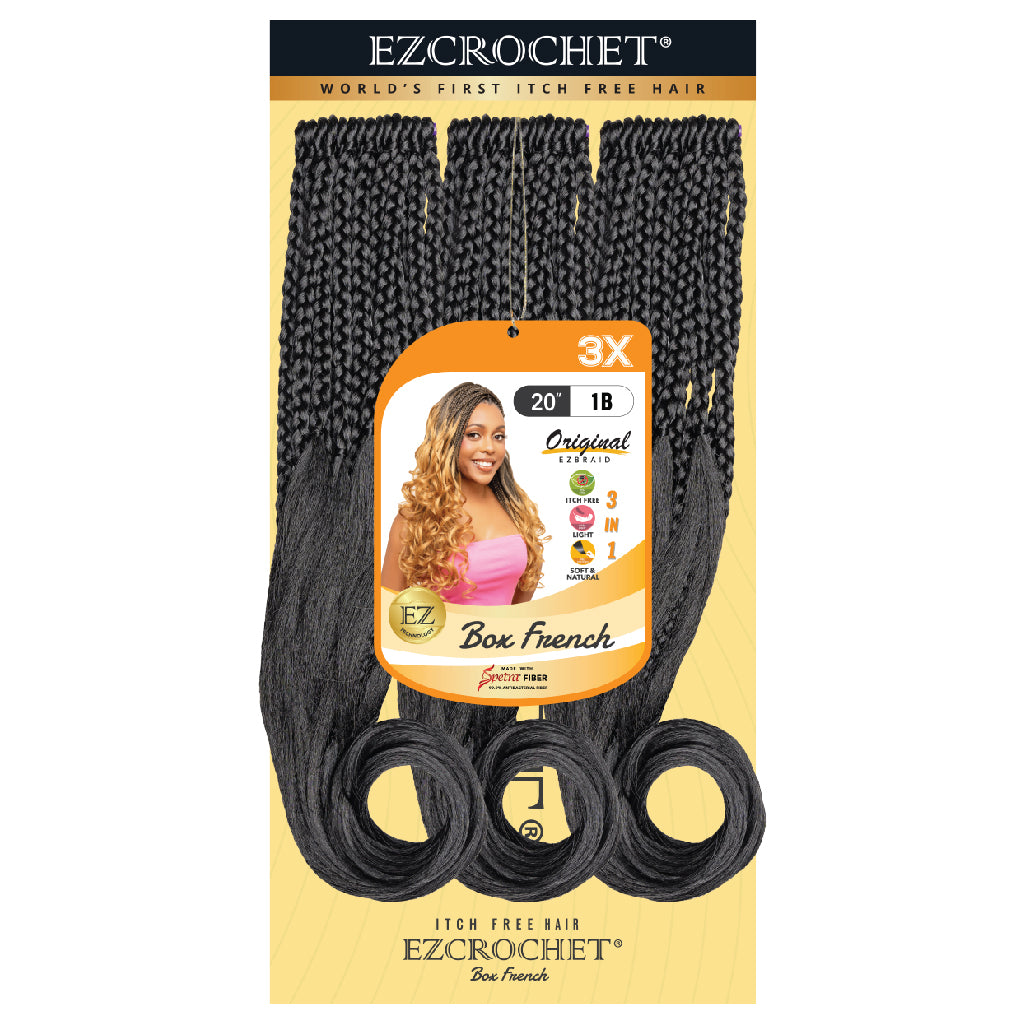 EZCROCHET BOX FRENCH 20" 3X - BRAID BEAUTY