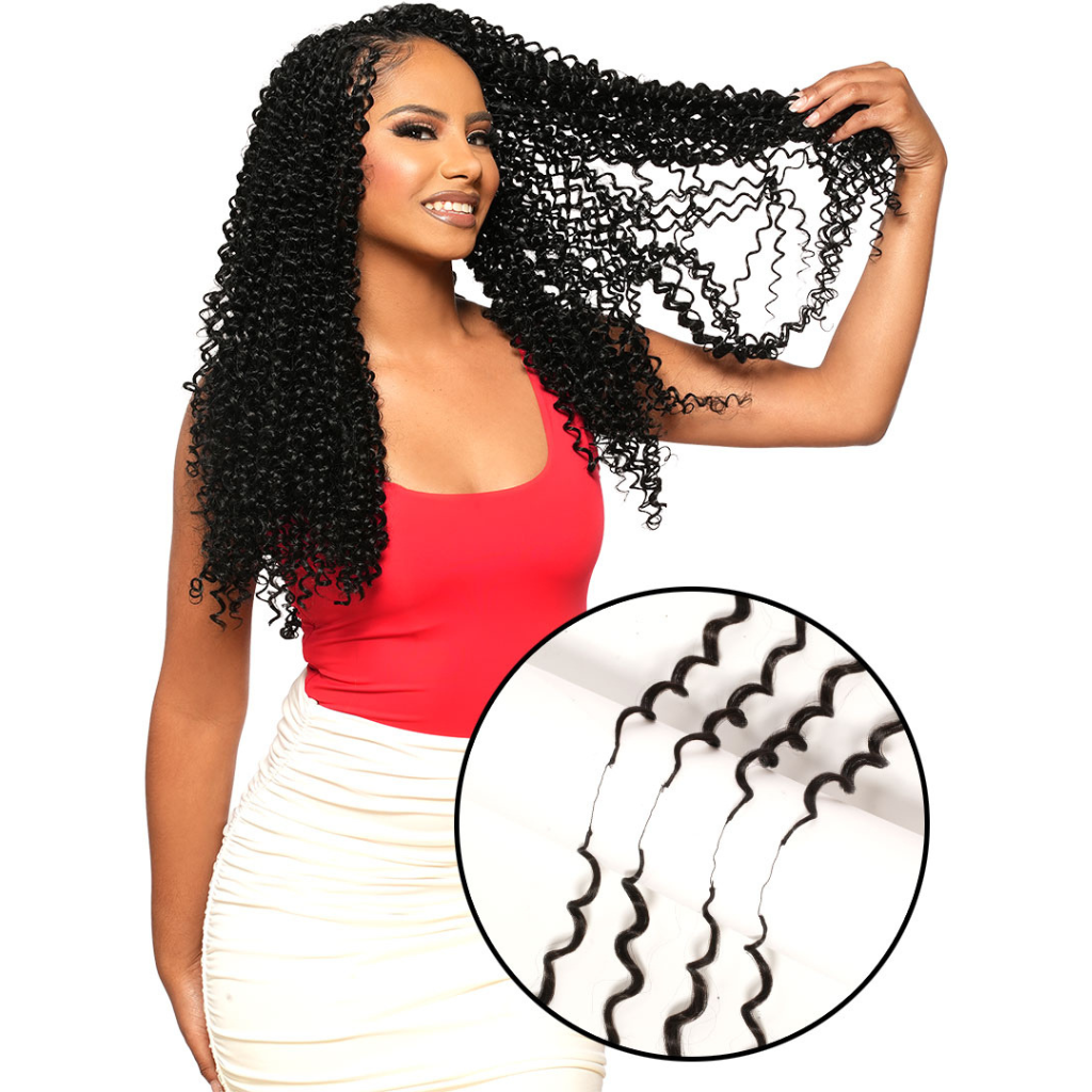 Bijoux HH DOMINICAN Feather Line Water Curl 14" - BRAID BEAUTY