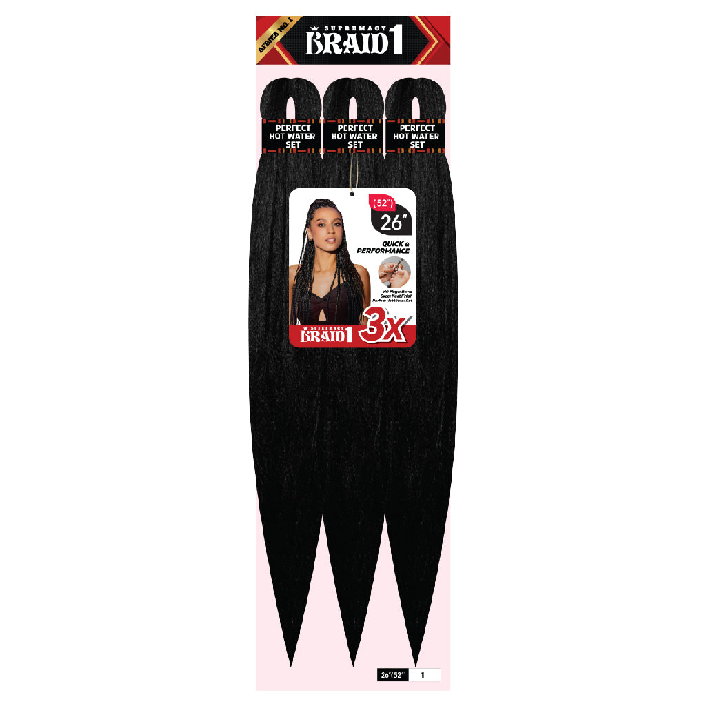 BRAID1 Quick & Performance 3X 26" - BRAID BEAUTY