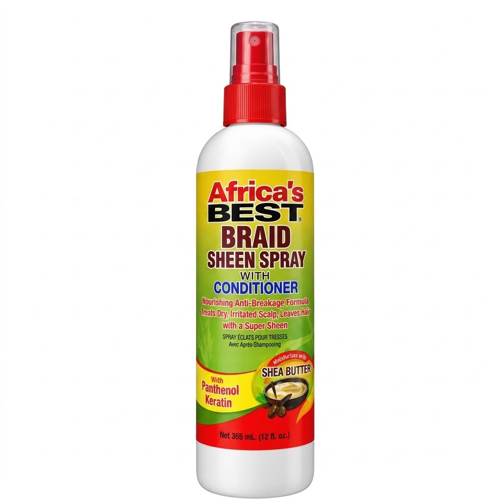 Africa's Best Braid Sheen Spray 12 Oz.