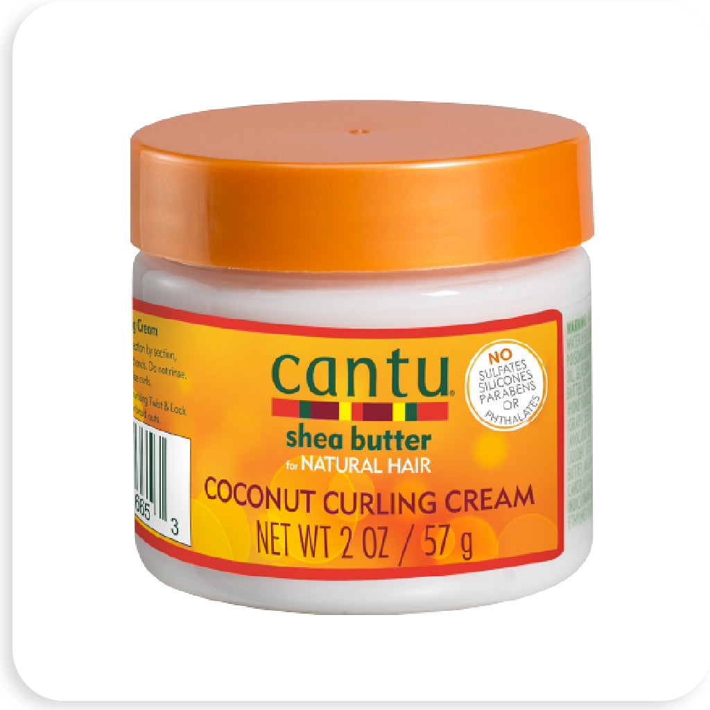 Cantu Shea Butter For Natural Hair Coconut Curling Cream 2oz - BRAID BEAUTY