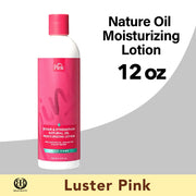 Luster Pink  Nature Oil Moisturizing Lotion 12oz - BRAID BEAUTY INC