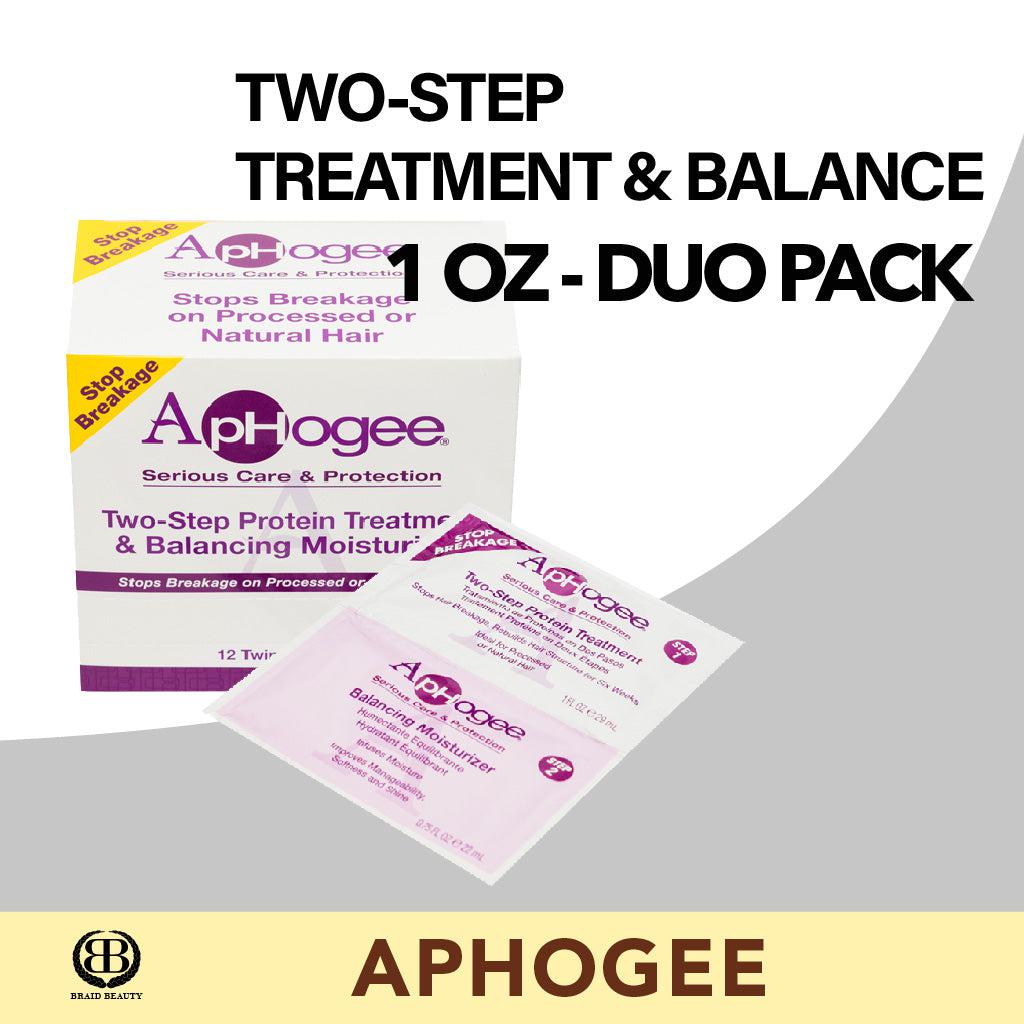 ApHogee Two-Step Treatment & Balance 1 oz - Duo Pack - BRAID BEAUTY