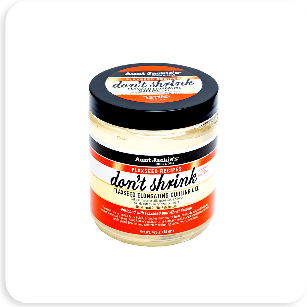 Aunt Jackie's Flaxseed Don't Shrink Curling Gel - 15 oz - BRAID BEAUTY