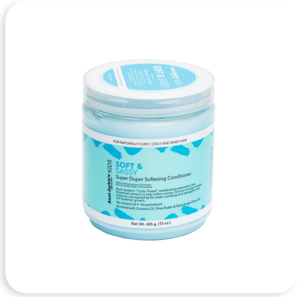 Aunt Jackie's Girls Soft Sassy Super Duper Softening Conditioner 15 fl oz - BRAID BEAUTY