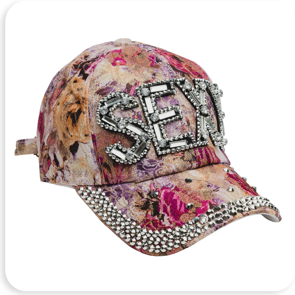 Rhinestone Cap - Sexy Flower 06 - BRAID BEAUTY