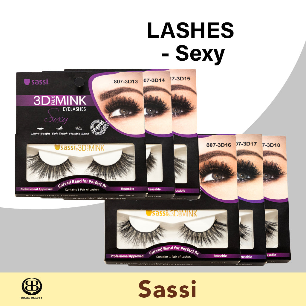 Sassi LASHES - Sexy - BRAID BEAUTY INC