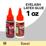 Sassi EYELASH LATEX GLUE 1 oz - BRAID BEAUTY INC