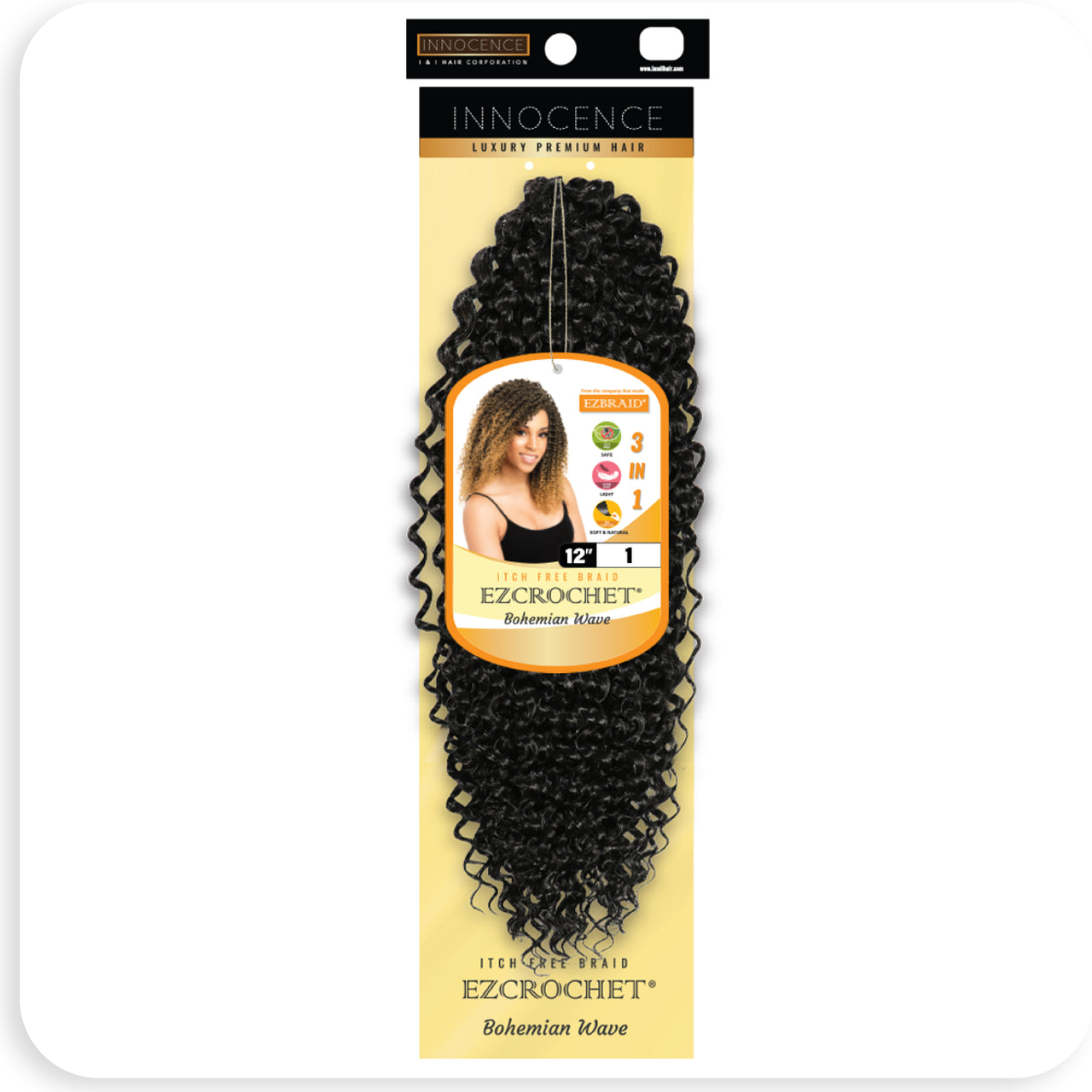 EZCROCHET Bohemian Wave 12" - BRAID BEAUTY