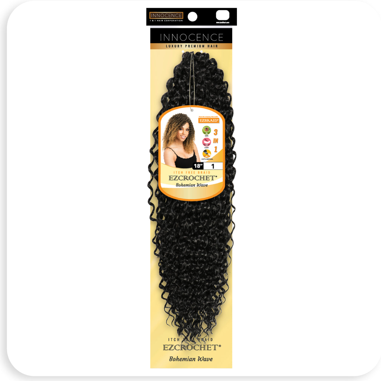 EZCROCHET Bohemian Wave 18" - BRAID BEAUTY