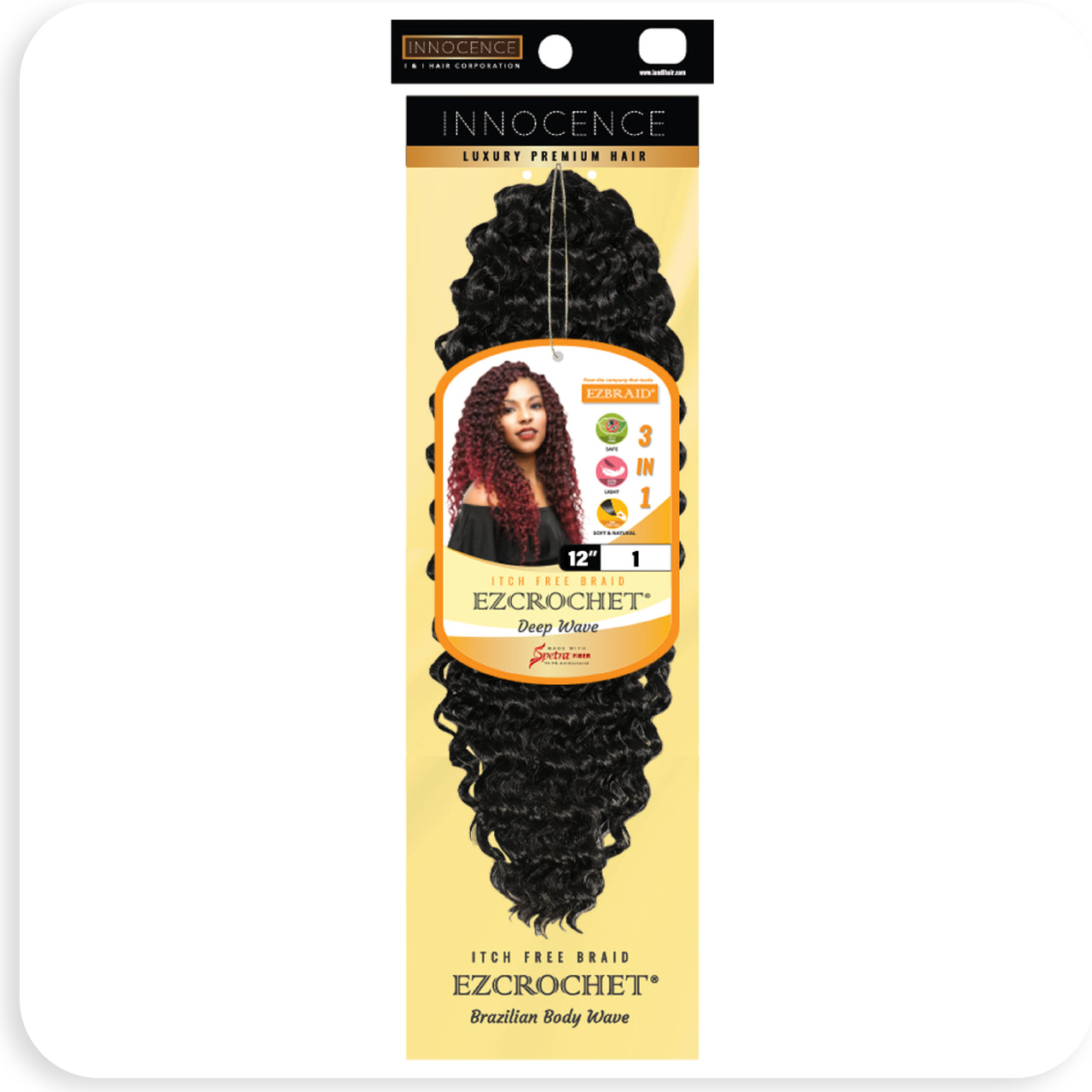 EZCROCHET Deep Wave 12" - BRAID BEAUTY