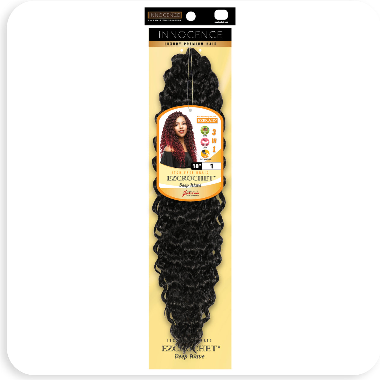 EZCROCHET Deep Wave 18" - BRAID BEAUTY