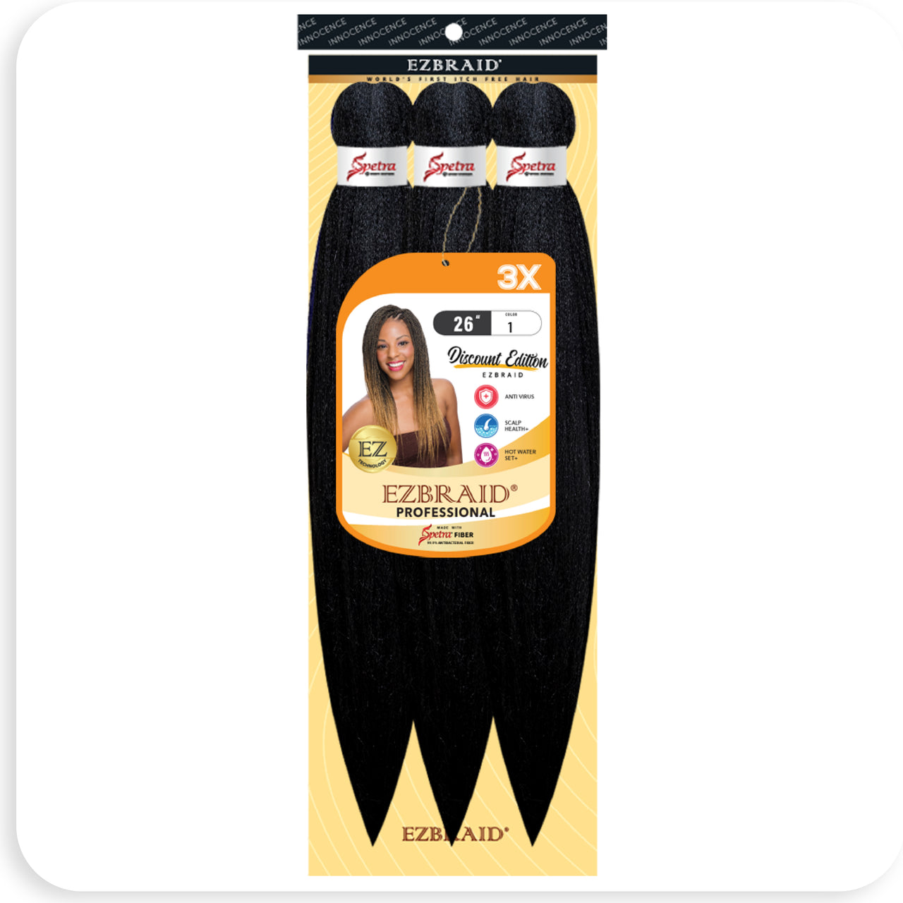 EZBRAID 26" - 3X - BRAID BEAUTY