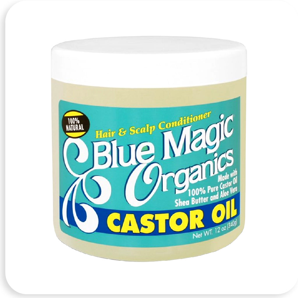Blue Magic Organic Castor Oil 12 oz - BRAID BEAUTY
