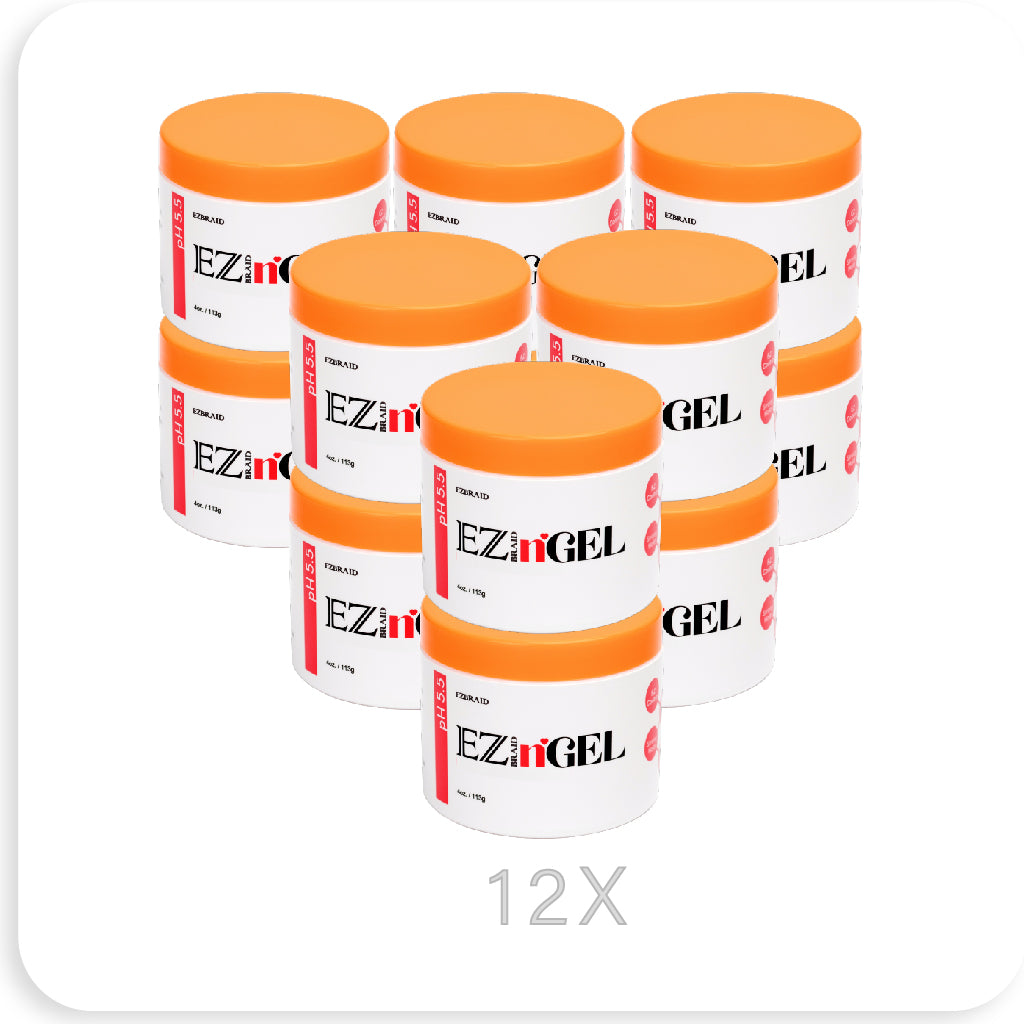 EZBRAID n Gel 4 oz (Value Pack of 12) - BRAID BEAUTY