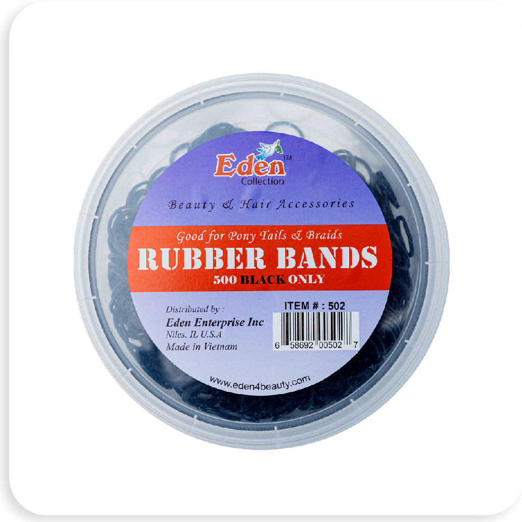 Eden Rubber Band 500 Ct - BRAID BEAUTY INC