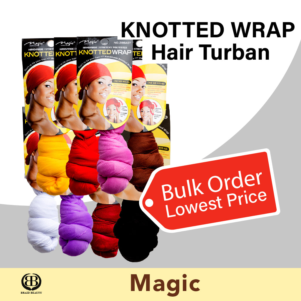 Magic Knotted Wrap Hair Turban #2186 | BRAID BEAUTY