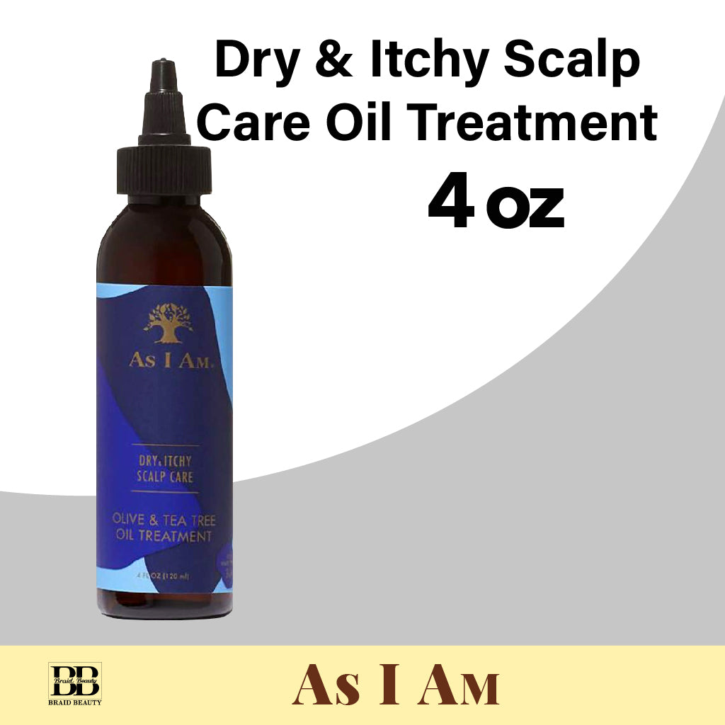 As I AM Dry & Itchy Scalp Care Oil Treatment - BRAID BEAUTY