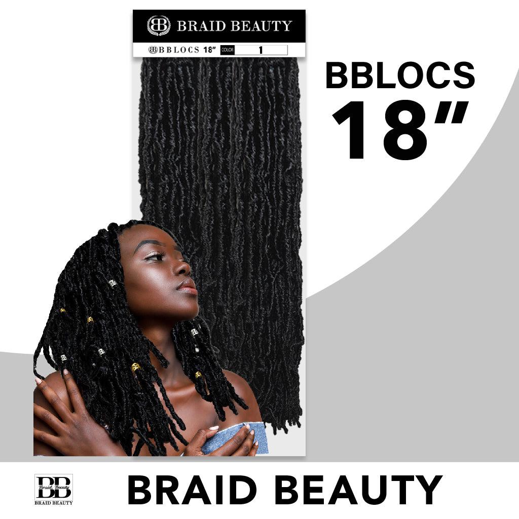 BBLOCS 18" (Faux Locs by BraidBeauty) - BRAID BEAUTY