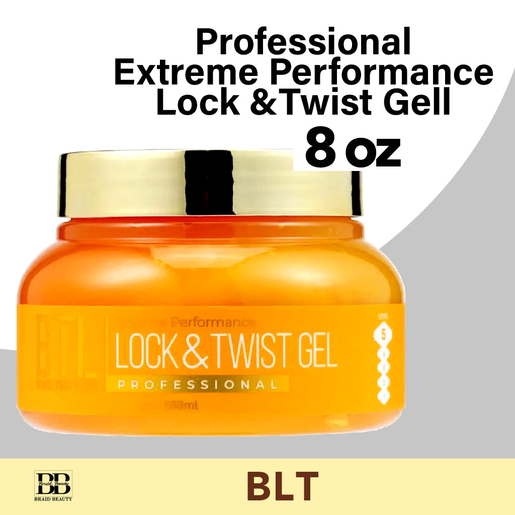 BTL Professional Lock & Twist Gel Extreme Performance 8 OZ - BRAID BEAUTY