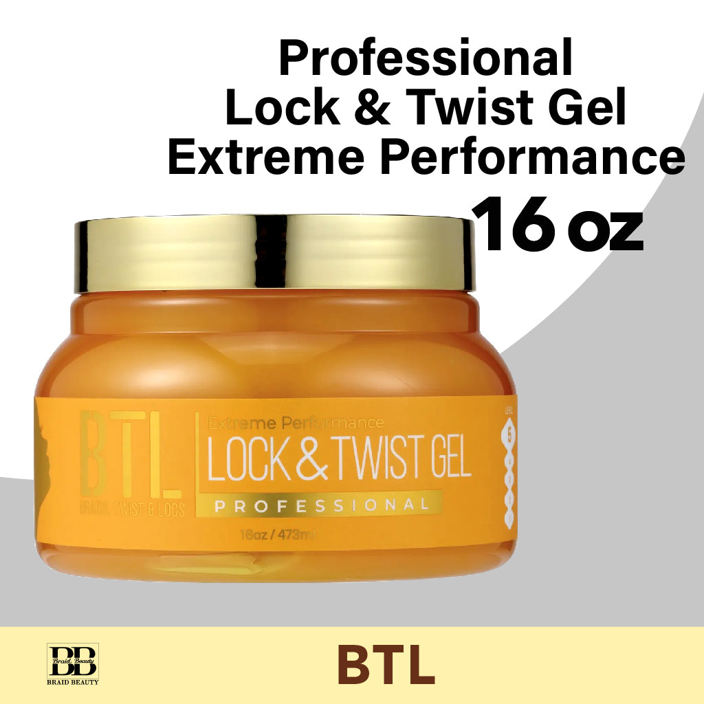 BOX DEAL] BTL Professional Braiding Gel Extreme Performance 72 oz (2/box)