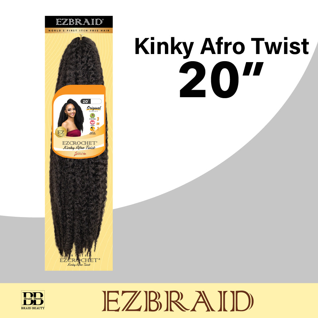 EZCROCHET Kinky Afro Twist 20" - BRAID BEAUTY