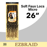 EZCROCHET Soft Faux Locs Micro 26" X3 - BRAID BEAUTY