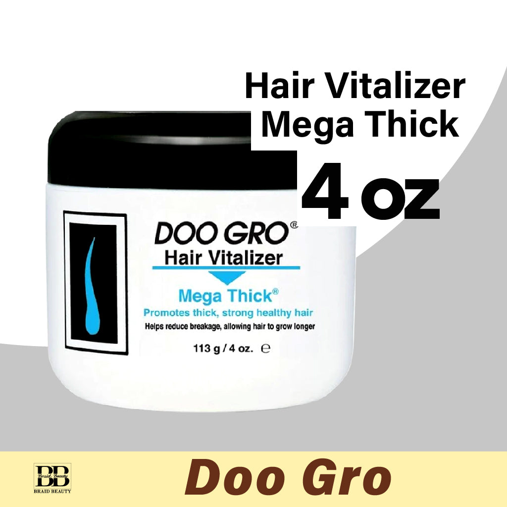 DOO GRO Hair Vitalizer Mega Thick 4 oz - BRAID BEAUTY