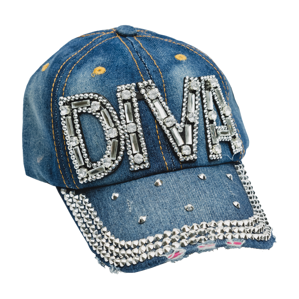 Rhinestone Cap - Diva Jean - BRAID BEAUTY