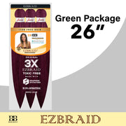 EZBRAID-G 26" 3X (Green Package) - BRAID BEAUTY