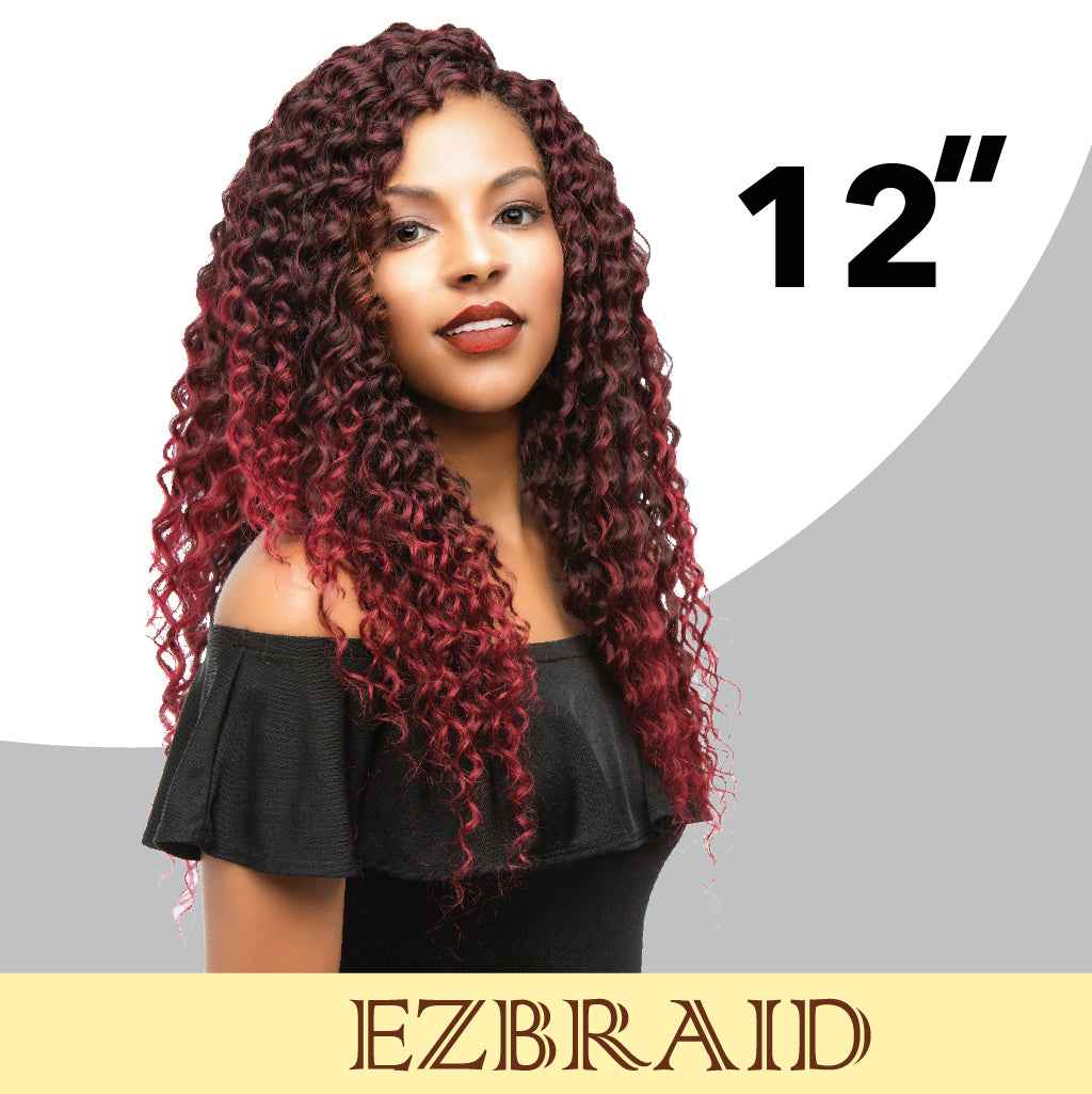 EZ CROCHET Deep Wave Crochet Braiding Hair Spectra 12” – Uzuri Beauty Supply