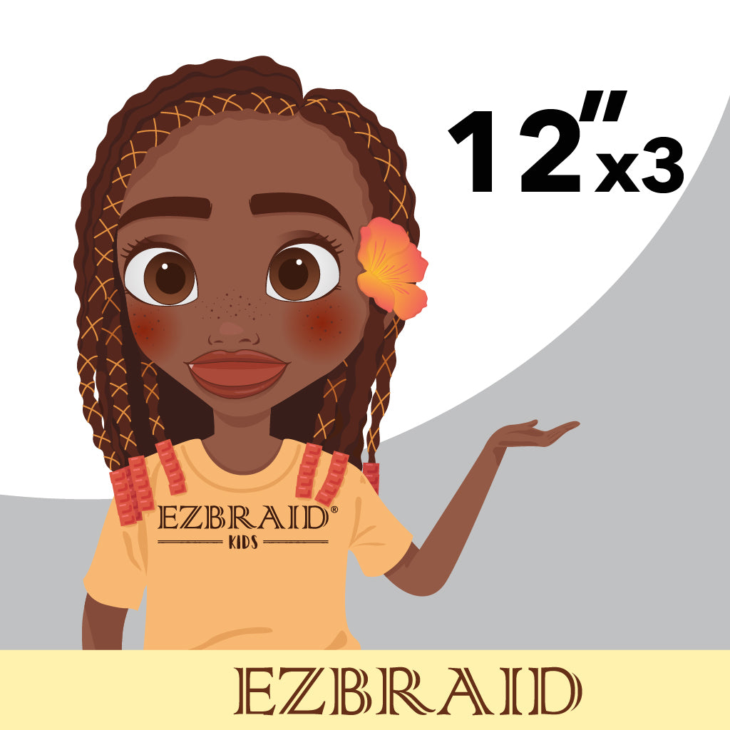 EZBRAID Kids 12" - 3X - BRAID BEAUTY