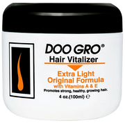 DOO GRO Hair Vitalizer Extra Light Original Formula with vitamins A & E 4 oz - BRAID BEAUTY