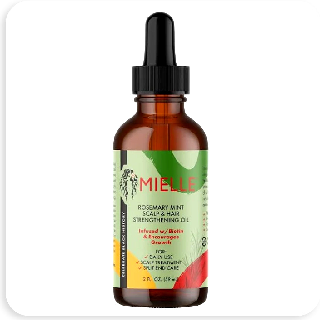 Mielle Rosemary Mint Scalp & Hair Strengthening Oil 2 Oz - BRAID BEAUTY