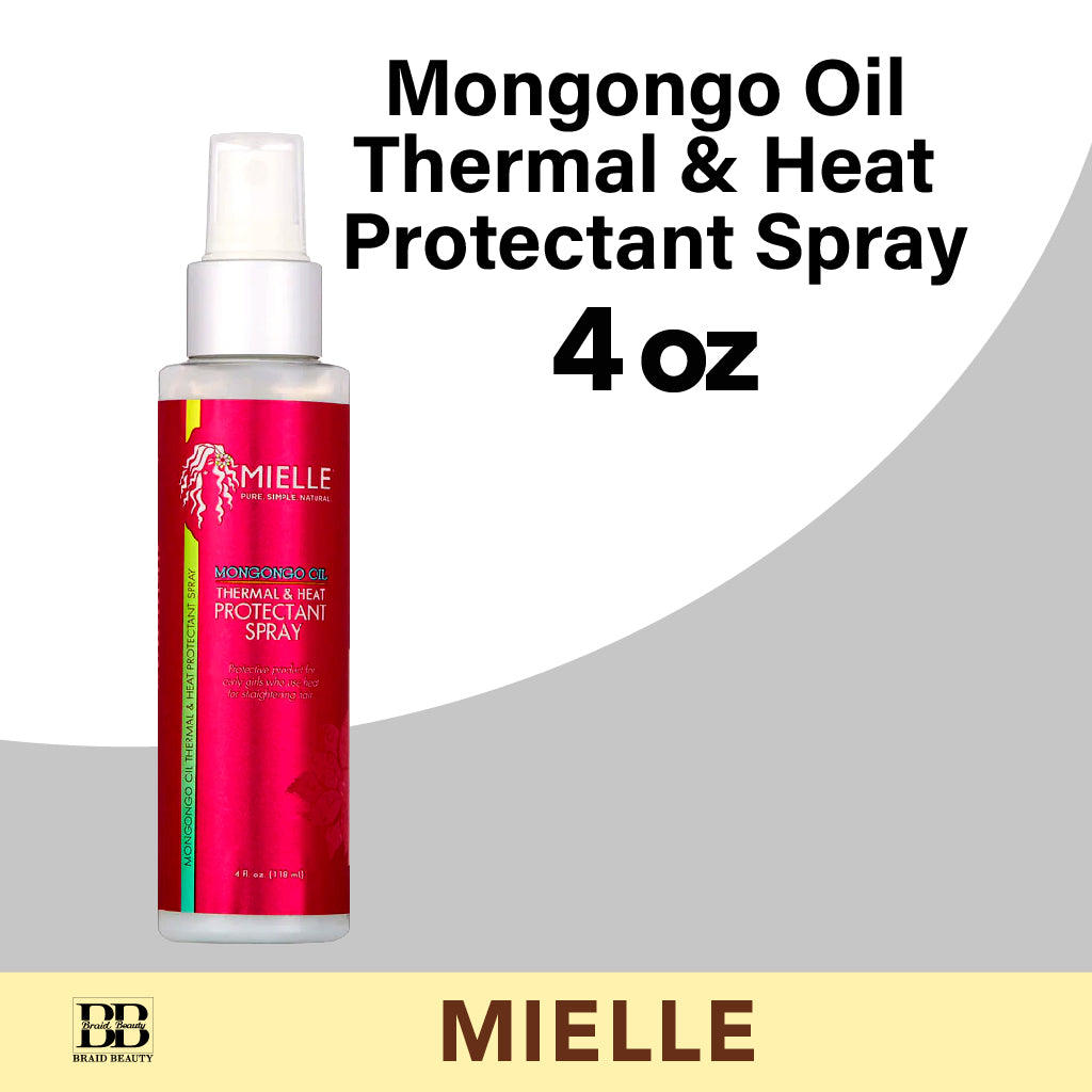 Mielle Mongongo Oil Thermal & Heat Protectant Spray 4 oz