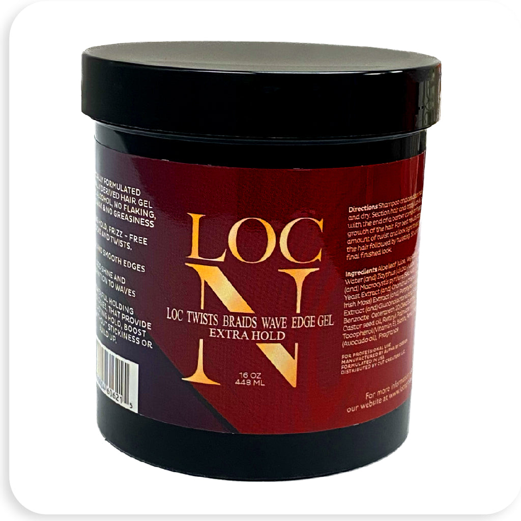 LOC N TWISTS BRAIDS WAVE EDGE GEL - EXTRA HOLD - - BRAID BEAUTY
