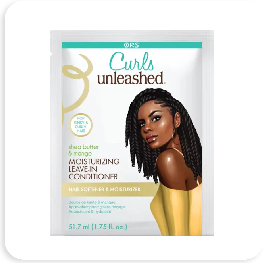 ORS Curls Curls Unleashed Shea Butter & Mango Leave-In Conditioner 1.75 oz - BRAID BEAUTY