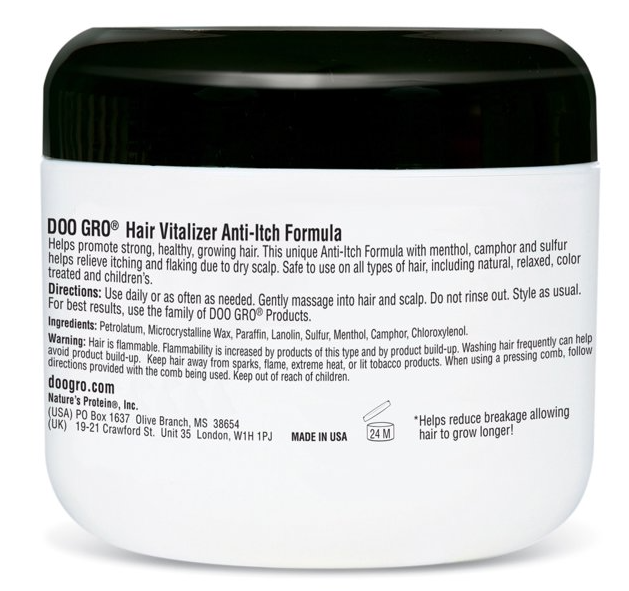 Doo Gro Hair Vitalizer Anti-Itch Formula 4 oz - BRAID BEAUTY