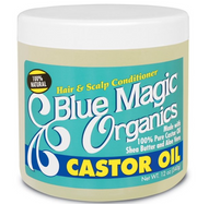 Blue Magic Organic Castor Oil 12 oz - BRAID BEAUTY