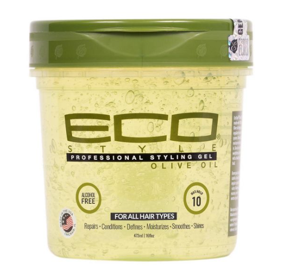 Eco Style Professional Olive Styling Gel - BRAID BEAUTY