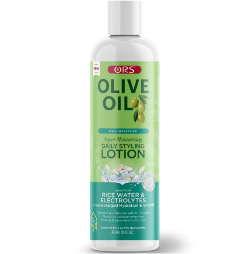 ORS Olive Oil Max Moisture Super Moisturizing Daily Styling Lotion 16 oz - BRAID BEAUTY